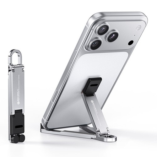Foldable aluminum phone - aluminum, stand